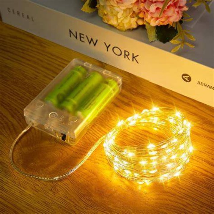 Are battery operated fairy lights a fire hazard?