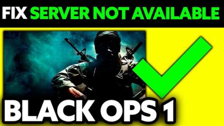 Are Black Ops 1 servers still up 2020?