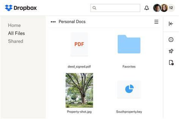 Are Dropbox files stored locally?