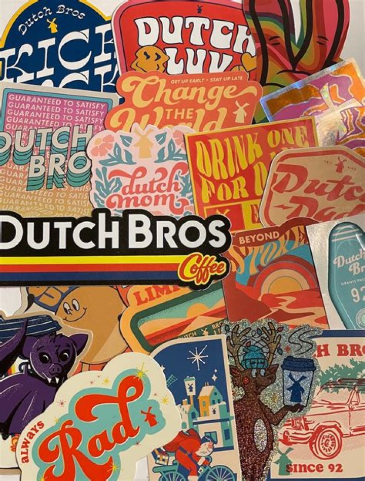 Are Dutch Bros stickers free?
