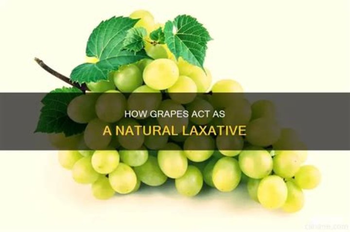 Are grapes a laxative?