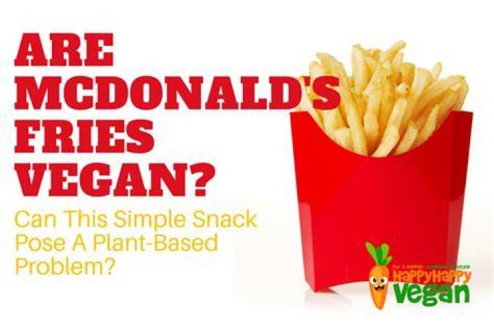 Are McDonald’s fries vegan?