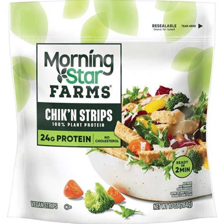 Are MorningStar chicken strips vegan?