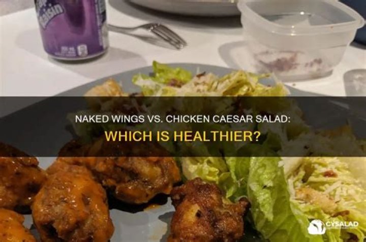Are naked wings healthier than breaded?