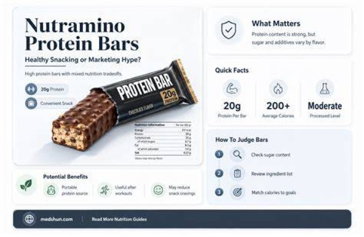 Are Nutramino protein bars healthy?