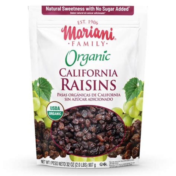 Are organic raisins Sulfured?