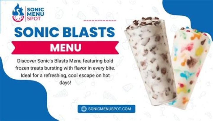 Are sonic blasts half off after 8?