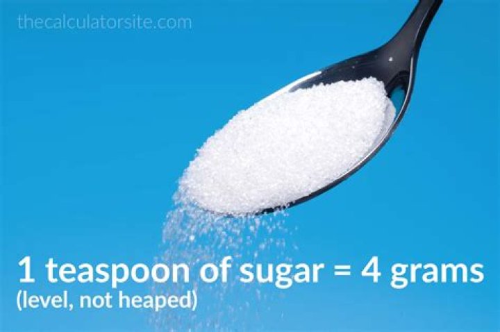 Are sugar packets 1 teaspoon?