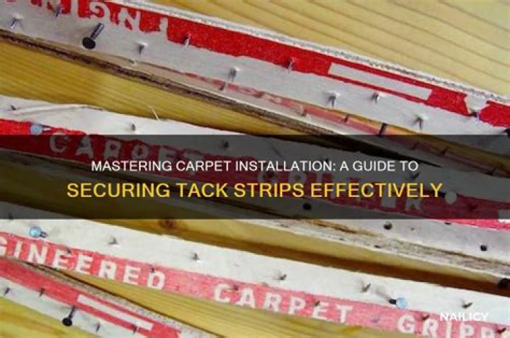 Are tack strips necessary?