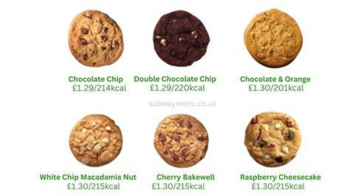 Are the cookies at Subway healthy?
