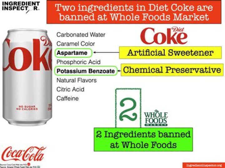 Are there chemicals in Diet Coke?