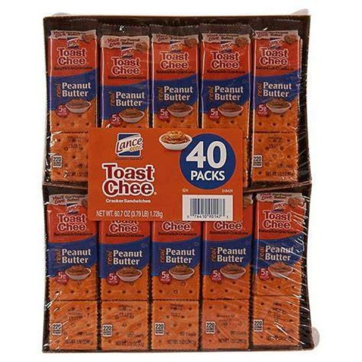 Are Toast Chee peanut butter crackers healthy?
