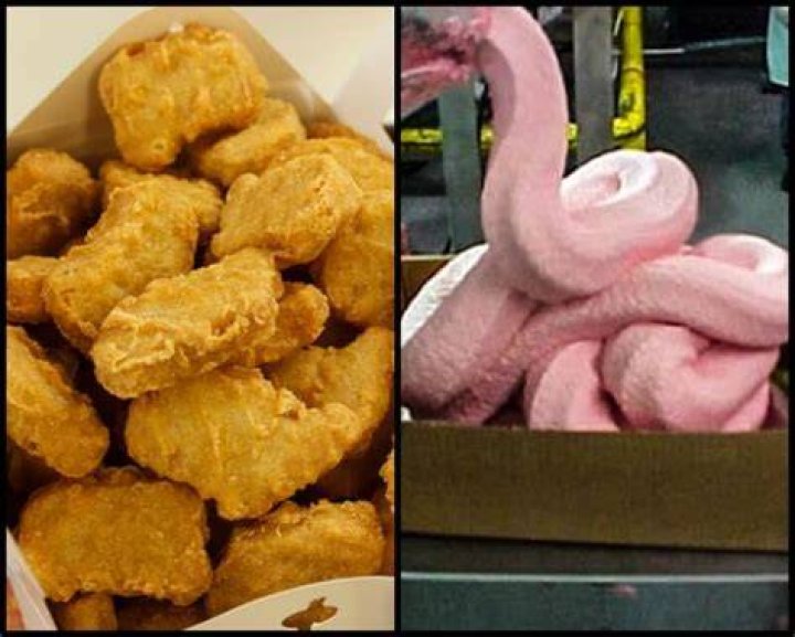 Are Wendy’s chicken nuggets made of pink slime?