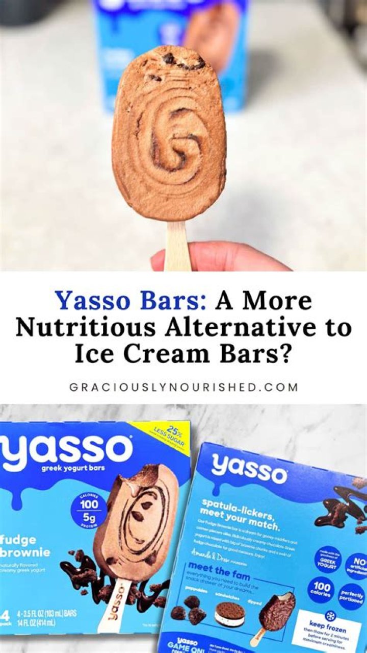 Are Yasso yogurt bars healthy?