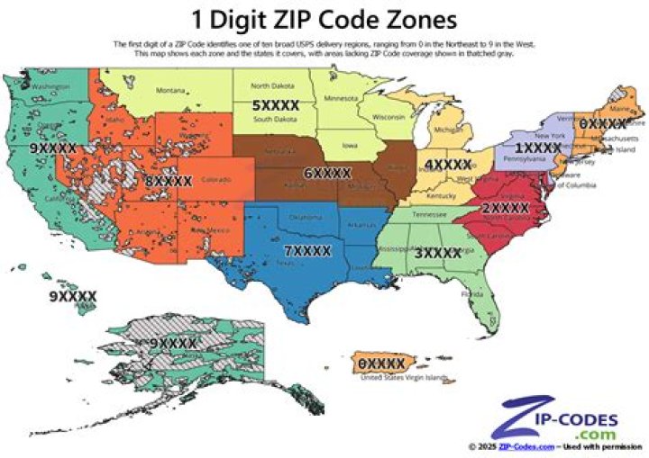 Are ZIP codes contiguous?