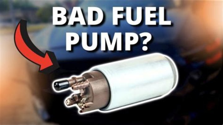 Can a car drive with a bad fuel pump?
