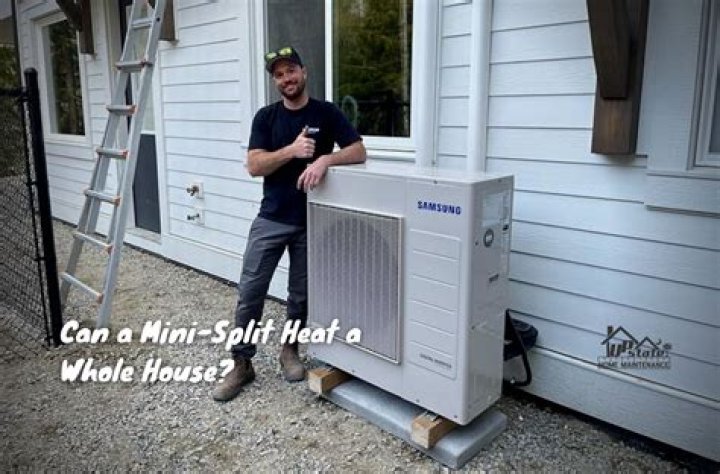 Can a mini split heat a whole house?