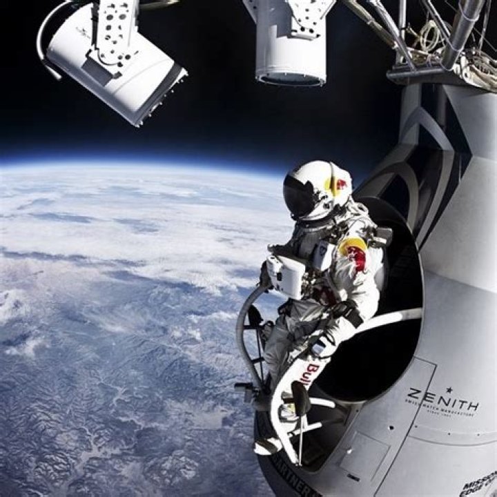 Can a person free fall from space?