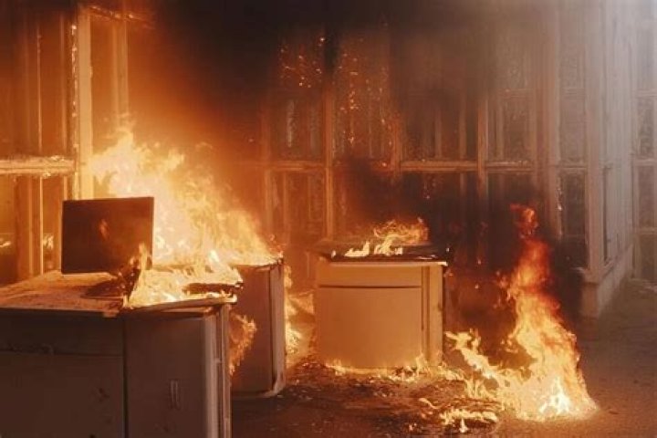 Can a speaker catch fire?