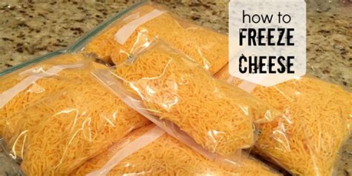 Can cheese be frozen?
