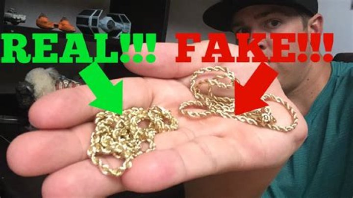Can fake gold have 18k on it?