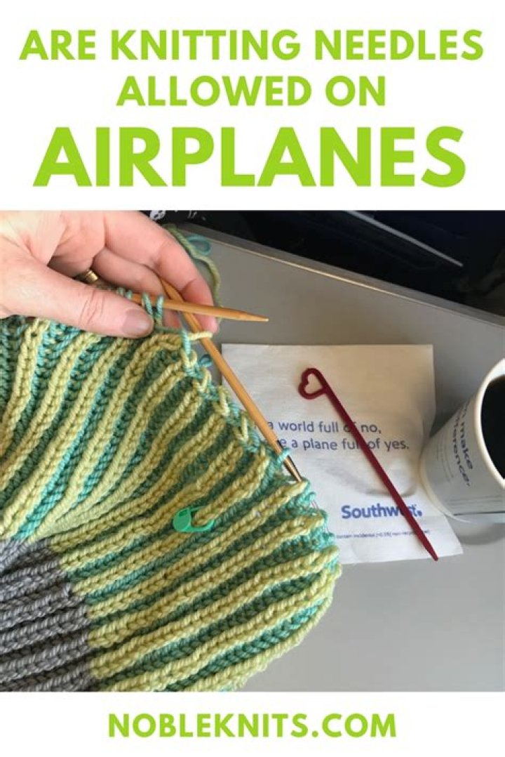 Can I bring knitting needles on a plane Canada?