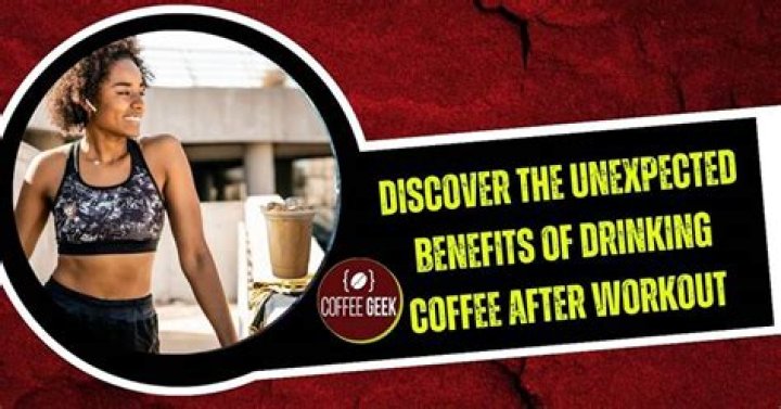 Can I drink coffee after workout for weight loss?