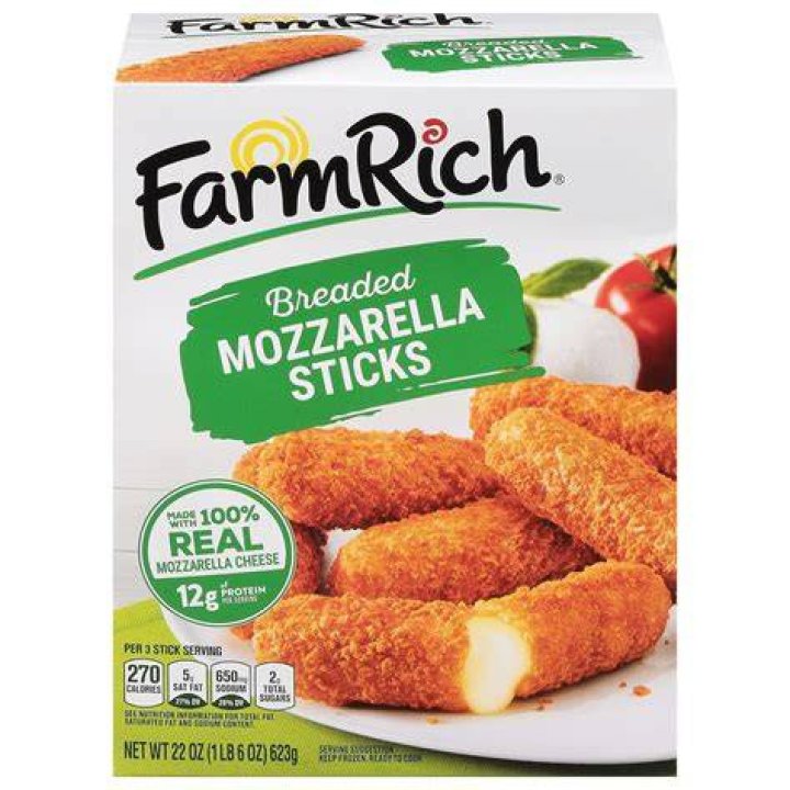Can I microwave farm rich mozzarella sticks?