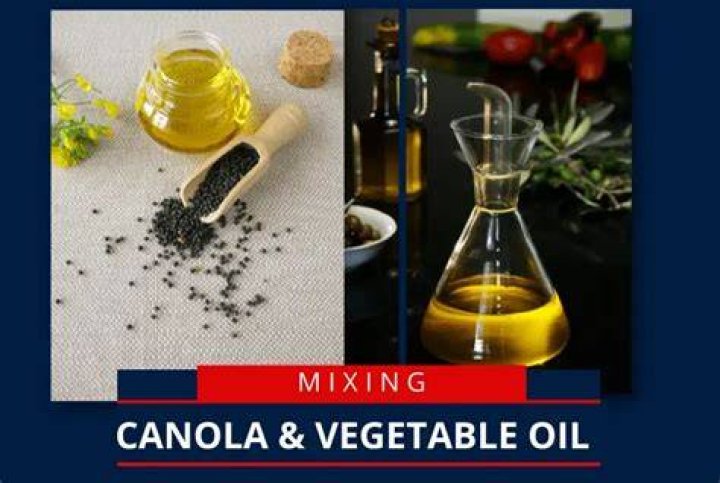 Can I mix canola and vegetable oil?