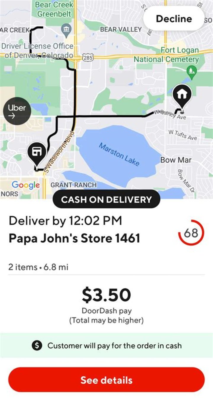 Can I pay DoorDash with cash?