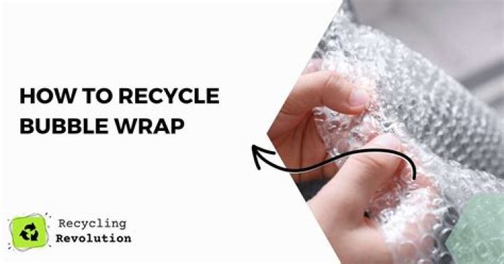 Can I put bubble wrap in my recycling bin?