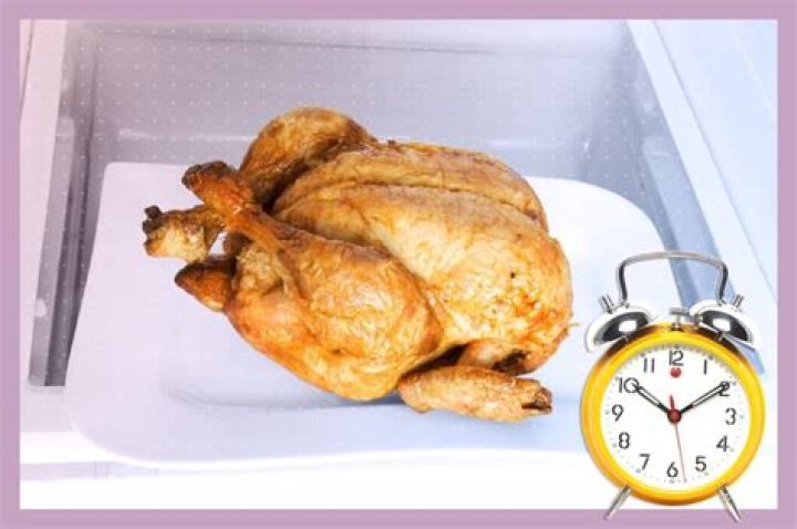 Can I put warm chicken in the fridge?
