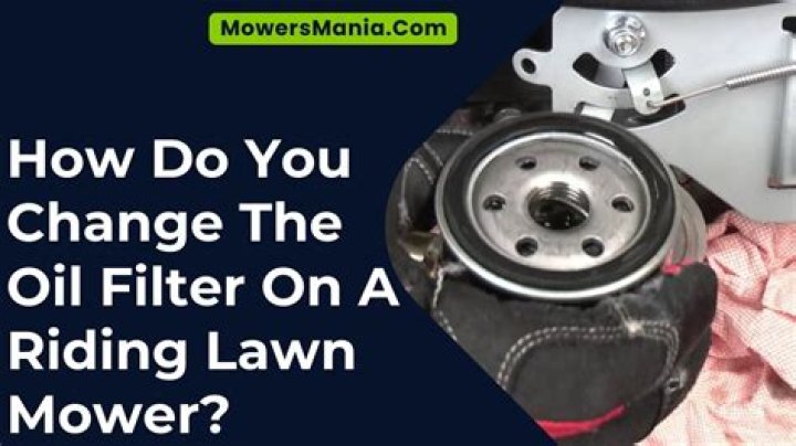 Can I use a car oil filter on my lawn mower?