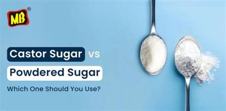 Can I use caster sugar instead of powdered sugar?