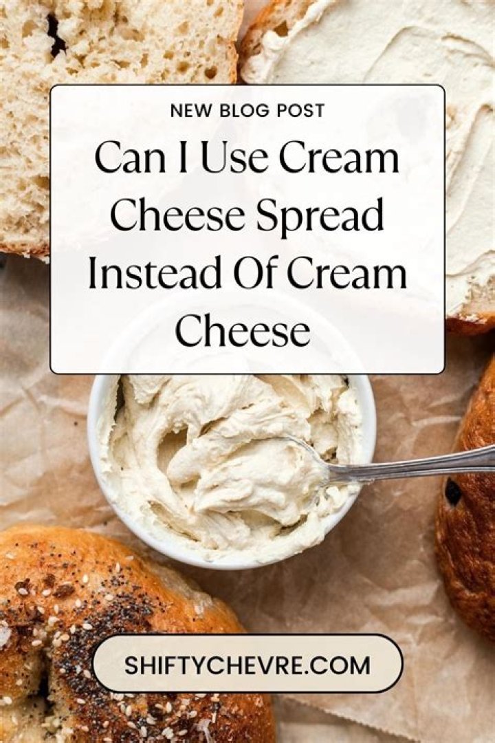 Can I use cream cheese instead of cream cheese spread?