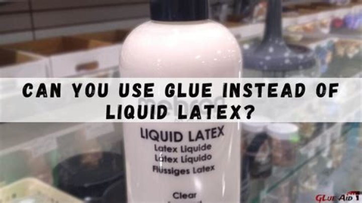 Can I use PVA glue instead of liquid latex?