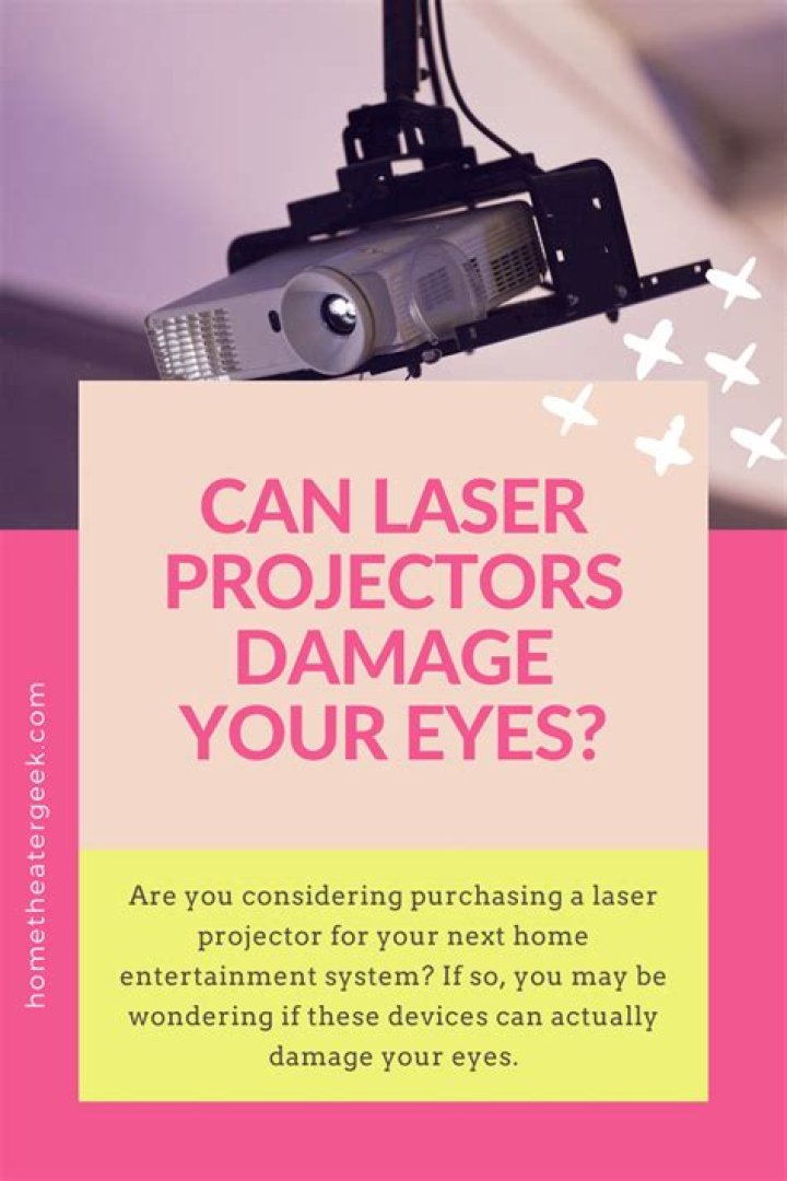 Can laser projectors damage your eyes?