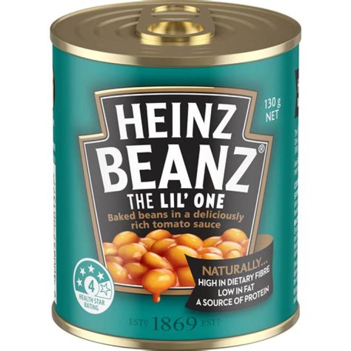 Can of baked beans size?