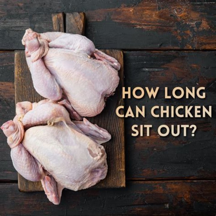Can raw chicken sit out for 3 hours?