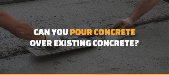 Can you add more concrete to an existing slab?