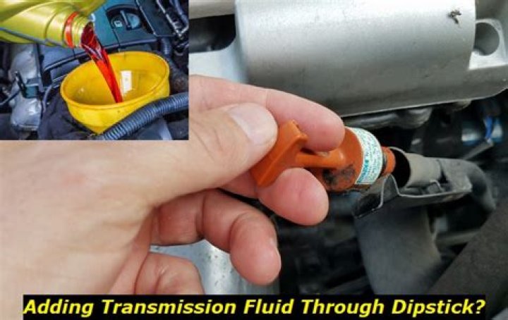 Can you add transmission fluid through the dipstick?