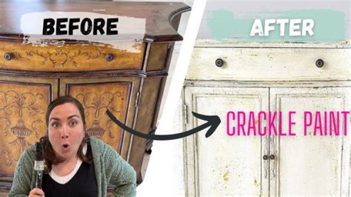 Can you chalk paint over crackle?