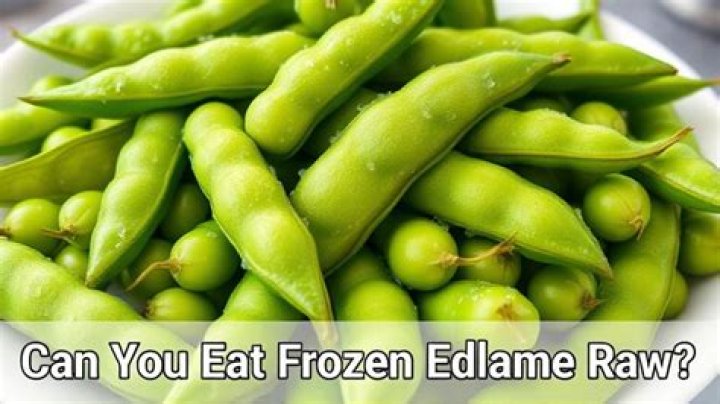 Can you eat frozen edamame raw?