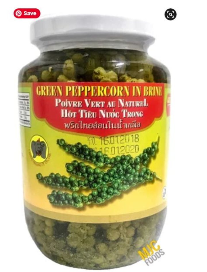 Can you freeze green peppercorns in brine?