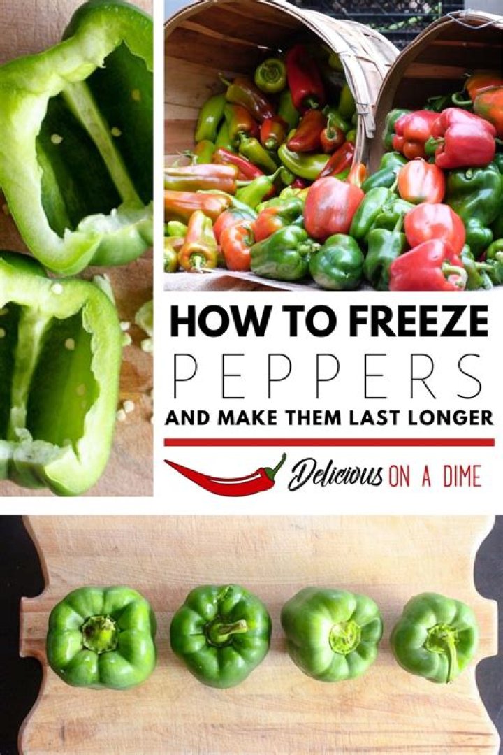 Can you freeze whole green peppers?