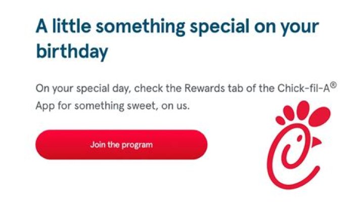 Can you get free food from Chick-fil-A on your birthday?