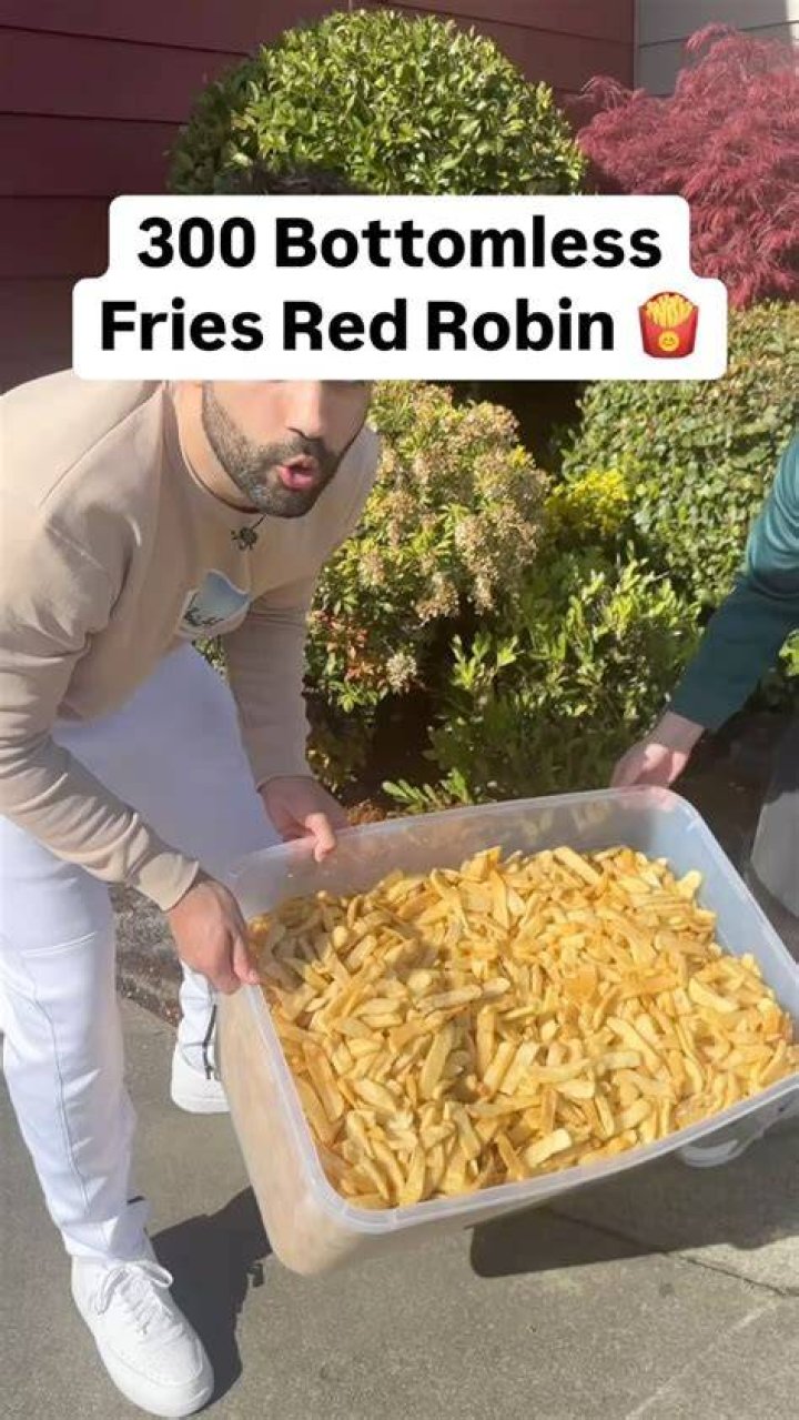 Can you just order bottomless fries at Red Robin?