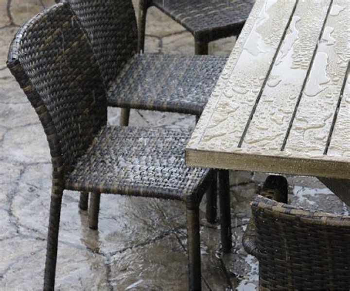 Can you leave outdoor furniture in the rain?