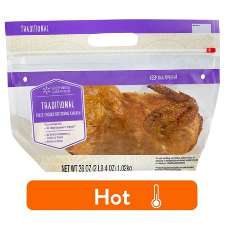 Can you order rotisserie chicken from Walmart pickup?