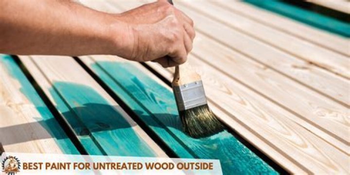 Can you paint untreated wood?